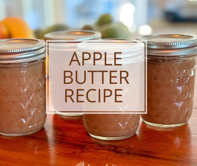 Apple Butter Recipe Annie B Kay